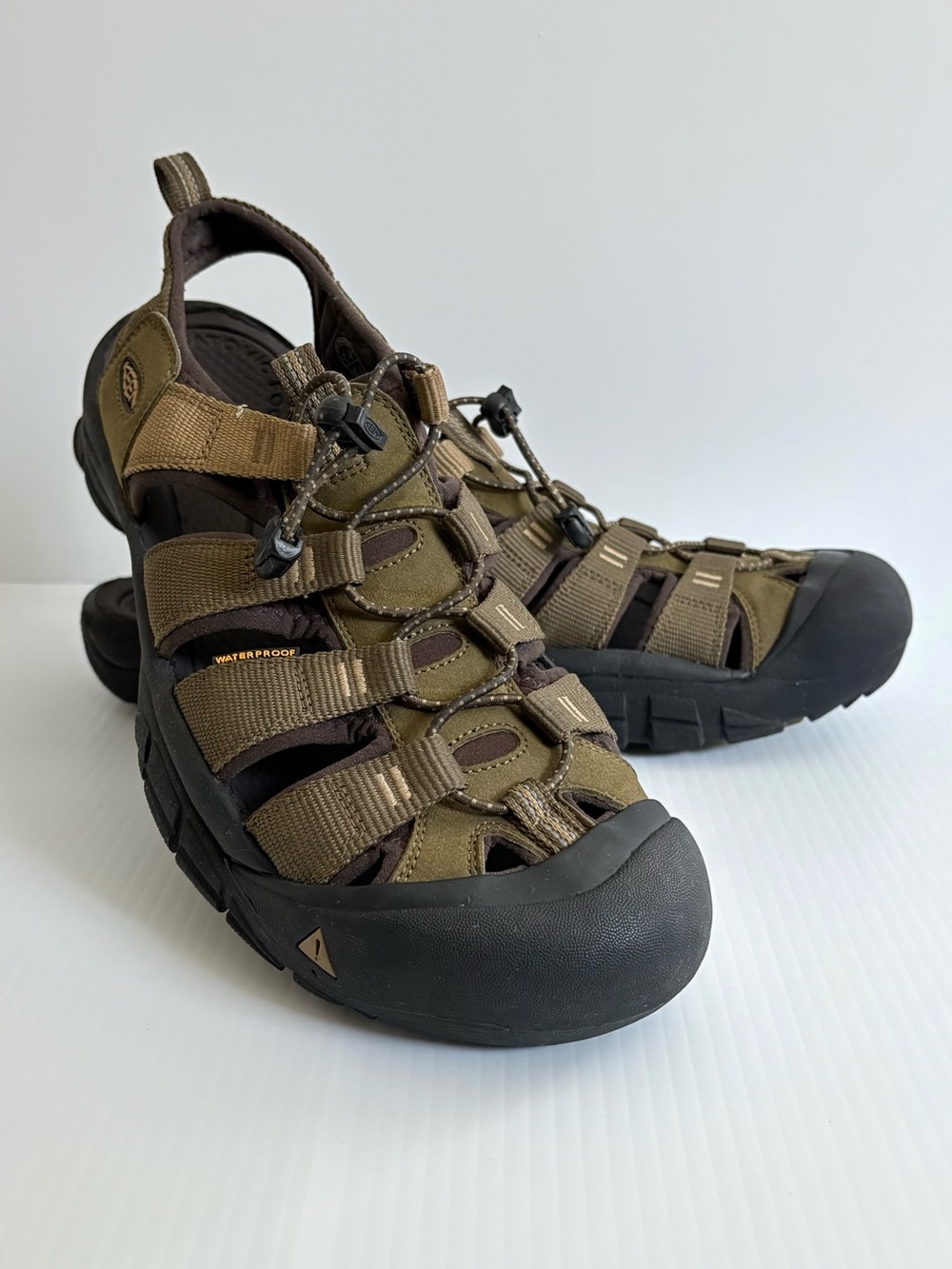 KEEN Men's Olive Brown Waterproof Outdoor Sandal